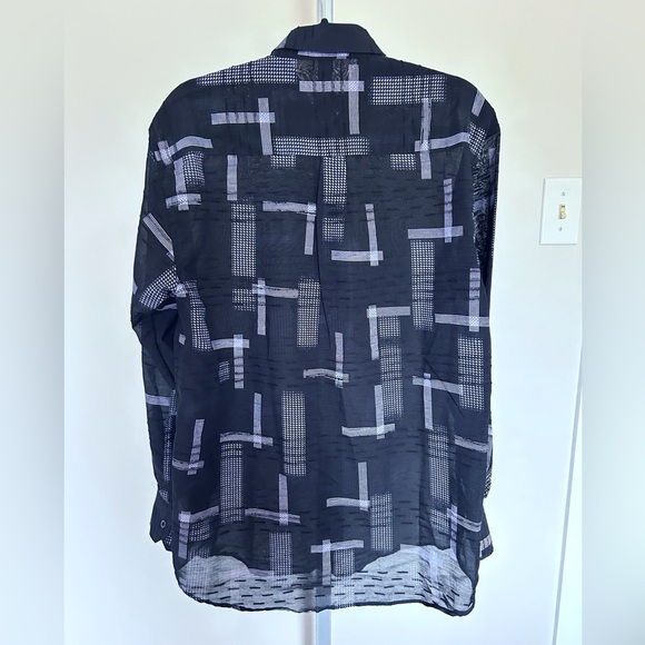 Versace Classic 100% cotton button down shirt-see measurements for sizing - Picture 2 of 7